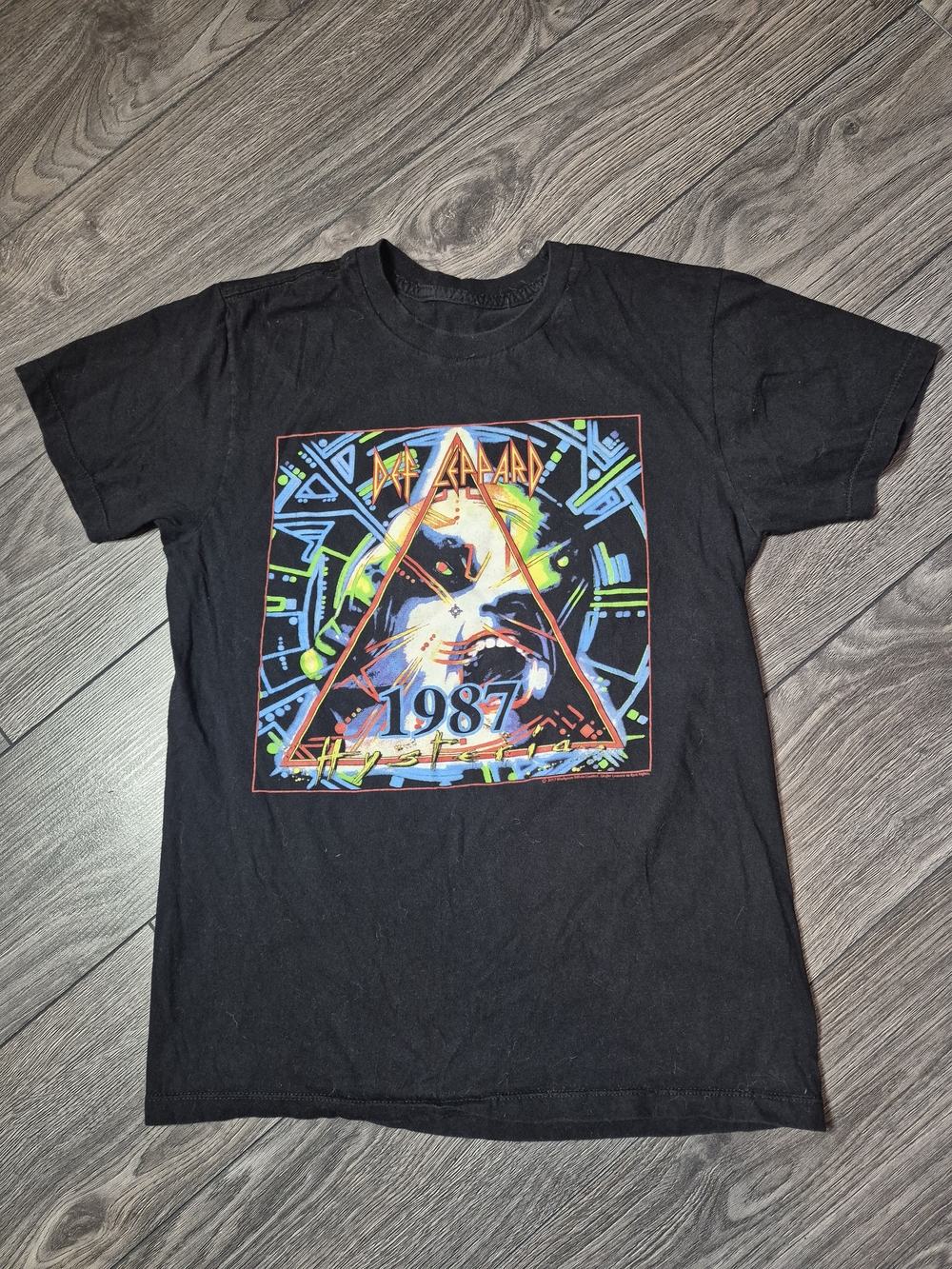 Def Leppard Hystera 87 World tour Tshirt Women Medium